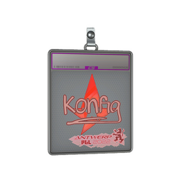 Sticker Slab | k0nfig (Holo) | Antwerp 2022