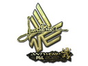 Sticker | juanflatroo (Gold) | Antwerp 2022