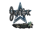 Sticker | junior | Antwerp 2022