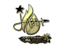 Sticker | jabbi (Gold) | Antwerp 2022