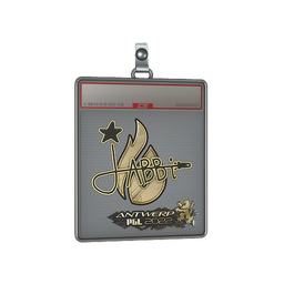Sticker Slab | jabbi (Gold) | Antwerp 2022