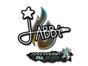 Sticker | jabbi (Glitter) | Antwerp 2022