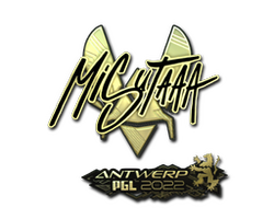 Sticker | misutaaa (Gold) | Antwerp 2022