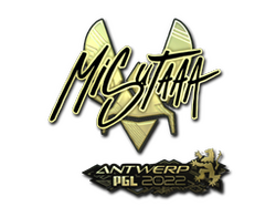Sticker | misutaaa (Gold) | Antwerp 2022