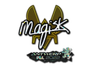 Sticker | Magisk (Glitter) | Antwerp 2022