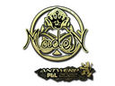 Sticker | maden (Gold) | Antwerp 2022