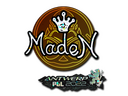 Sticker | maden (Glitter) | Antwerp 2022