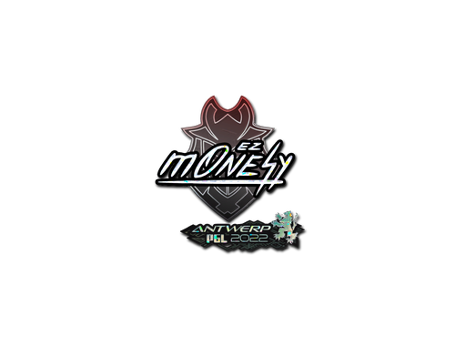 Naklejka | m0NESY (brokatowa) | Antwerpia 2022