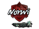 Sticker | Norwi (Glitter) | Antwerp 2022