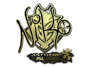Sticker | NiKo (Gold) | Antwerp 2022