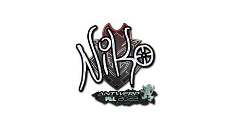 Sticker | NiKo (Glitter) | Antwerp 2022