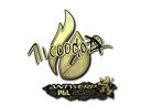 Sticker | nicoodoz (Gold) | Antwerp 2022
