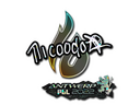Sticker | nicoodoz (Glitter) | Antwerp 2022