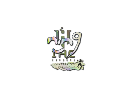 Autocolante | nin9 (Holo) | Antuérpia 2022