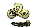 Sticker | nafany (Gold) | Antwerp 2022