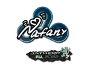 Sticker | nafany (Glitter) | Antwerp 2022