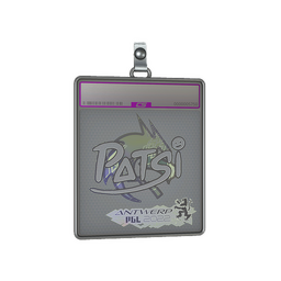 Sticker Slab | Patsi (Holo) | Antwerp 2022