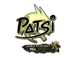 Sticker | Patsi (Gold) | Antwerp 2022