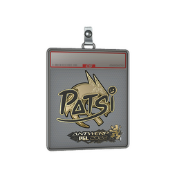 Sticker Slab | Patsi (Gold) | Antwerp 2022