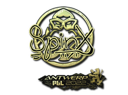 Sticker | Spinx (Gold) | Antwerp 2022