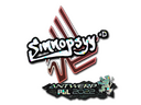 Sticker | sinnopsyy (Glitter) | Antwerp 2022