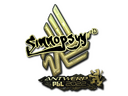 Sticker | sinnopsyy (Gold) | Antwerp 2022