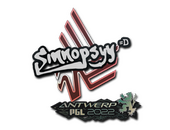 Sticker | sinnopsyy | Antwerp 2022