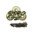 Sticker | sh1ro (Gold) | Antwerp 2022