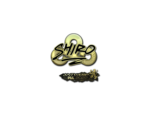Sticker | sh1ro (Gold) | Antwerp 2022