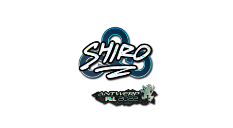 Sticker | sh1ro (Glitter) | Antwerp 2022