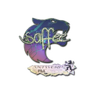 Sticker | saffee (Holo) | Antwerp 2022