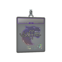 Sticker Slab | saffee (Glitter) | Antwerp 2022