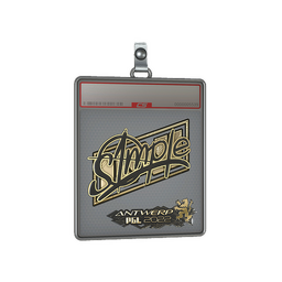 Sticker Slab | s1mple (Gold) | Antwerp 2022