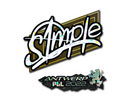 Sticker | s1mple (Glitter) | Antwerp 2022
