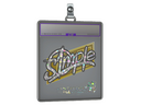 Sticker Slab | s1mple (Glitter) | Antwerp 2022