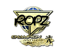 Sticker | ropz (Gold, Champion) | Antwerp 2022