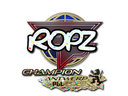 Sticker | ropz (Glitter, Champion) | Antwerp 2022