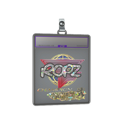 Sticker Slab | ropz (Glitter, Champion) | Antwerp 2022