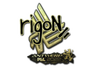 Sticker | rigoN (Gold) | Antwerp 2022