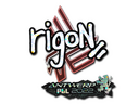 Sticker | rigoN (Glitter) | Antwerp 2022