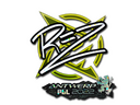 Sticker | REZ (Glitter) | Antwerp 2022