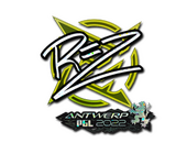 Sticker | REZ (Glitter) | Antwerp 2022