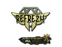 Sticker | refrezh (Gold) | Antwerp 2022
