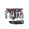 Sticker | rain (Glitter) | Antwerp 2022