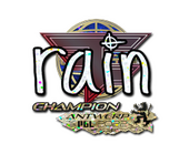 Sticker | rain (Glitter, Champion) | Antwerp 2022
