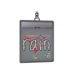 Sticker Slab | rain (Glitter) | Antwerp 2022