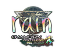Sticker | rain (Holo, Champion) | Antwerp 2022