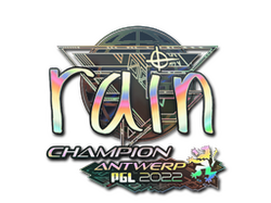 Sticker | rain | Antwerp 2022