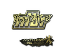 Sticker | Tuurtle (Gold) | Antwerp 2022