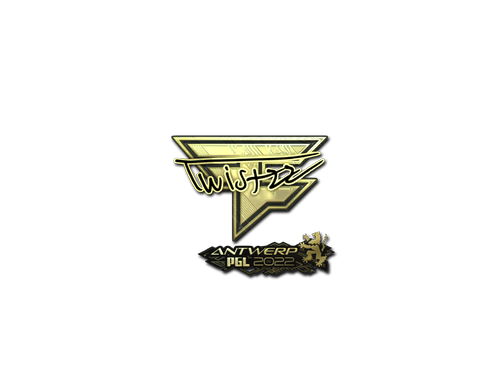 Autocolante | Twistzz (Gold) | Antuérpia 2022